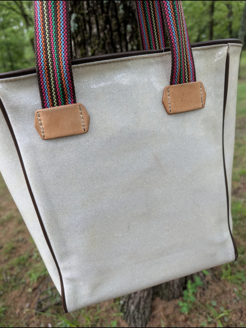 Consuela Krystal Chica Tote Embroidered Floral Tote Bag ๐๏ธ - Picture 10 of 12